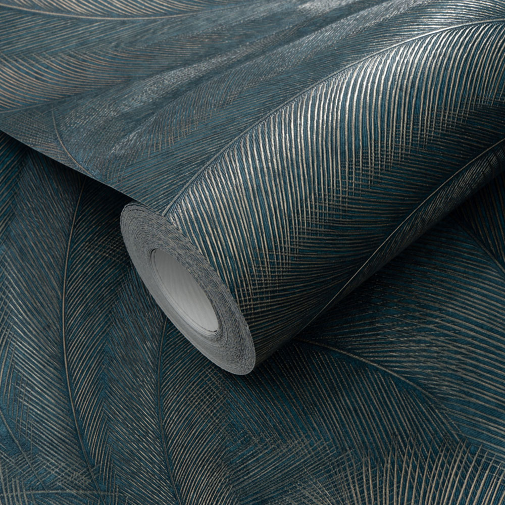 Erismann Elysium Plume Blue Wallpaper Image 2