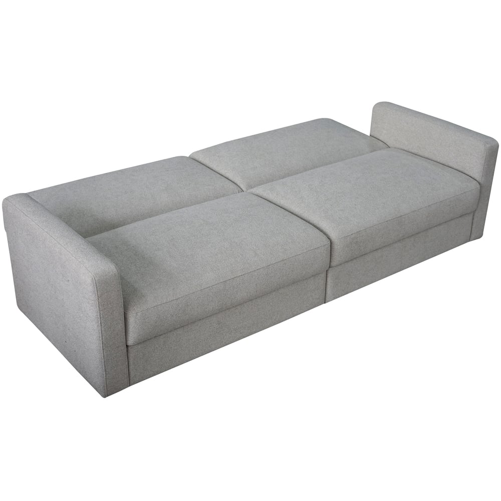Aspire Vault 2 Seater Grey Sofa Bed with Dual Storage Image 6