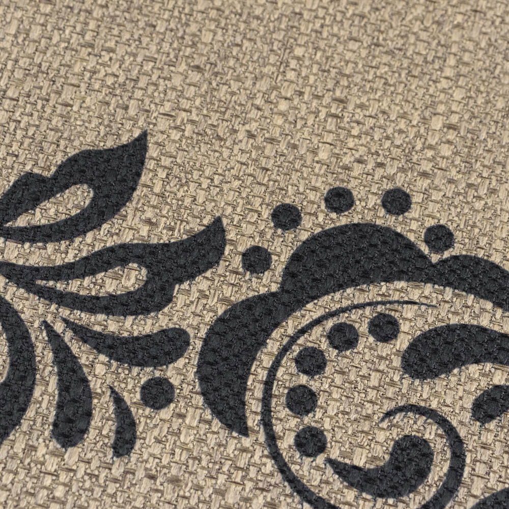 JVL Elegance Scroll Border Rubber Backed Door Runner 50 x 150cm Image 6