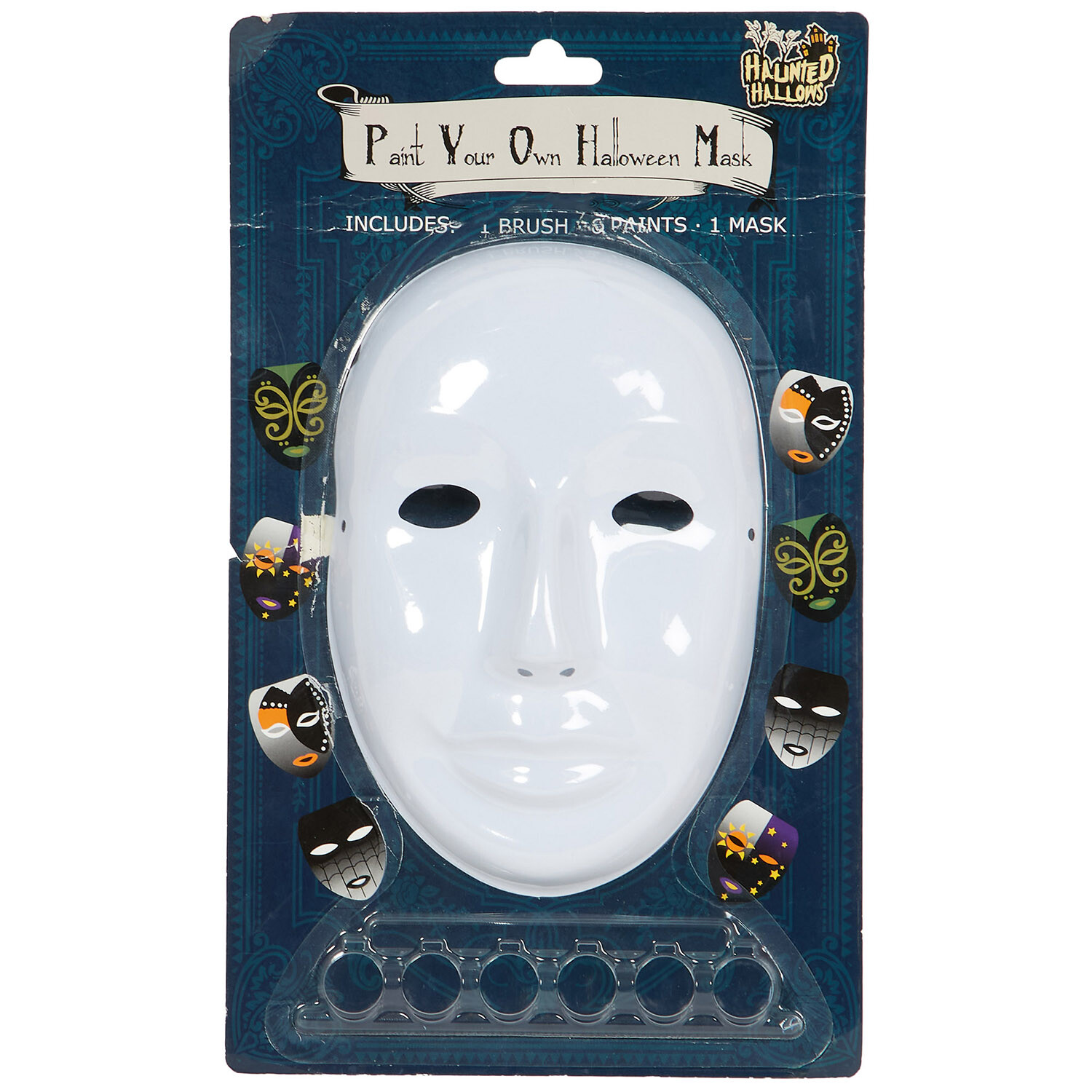 Paint Your Own Halloween Mask - White Image 1