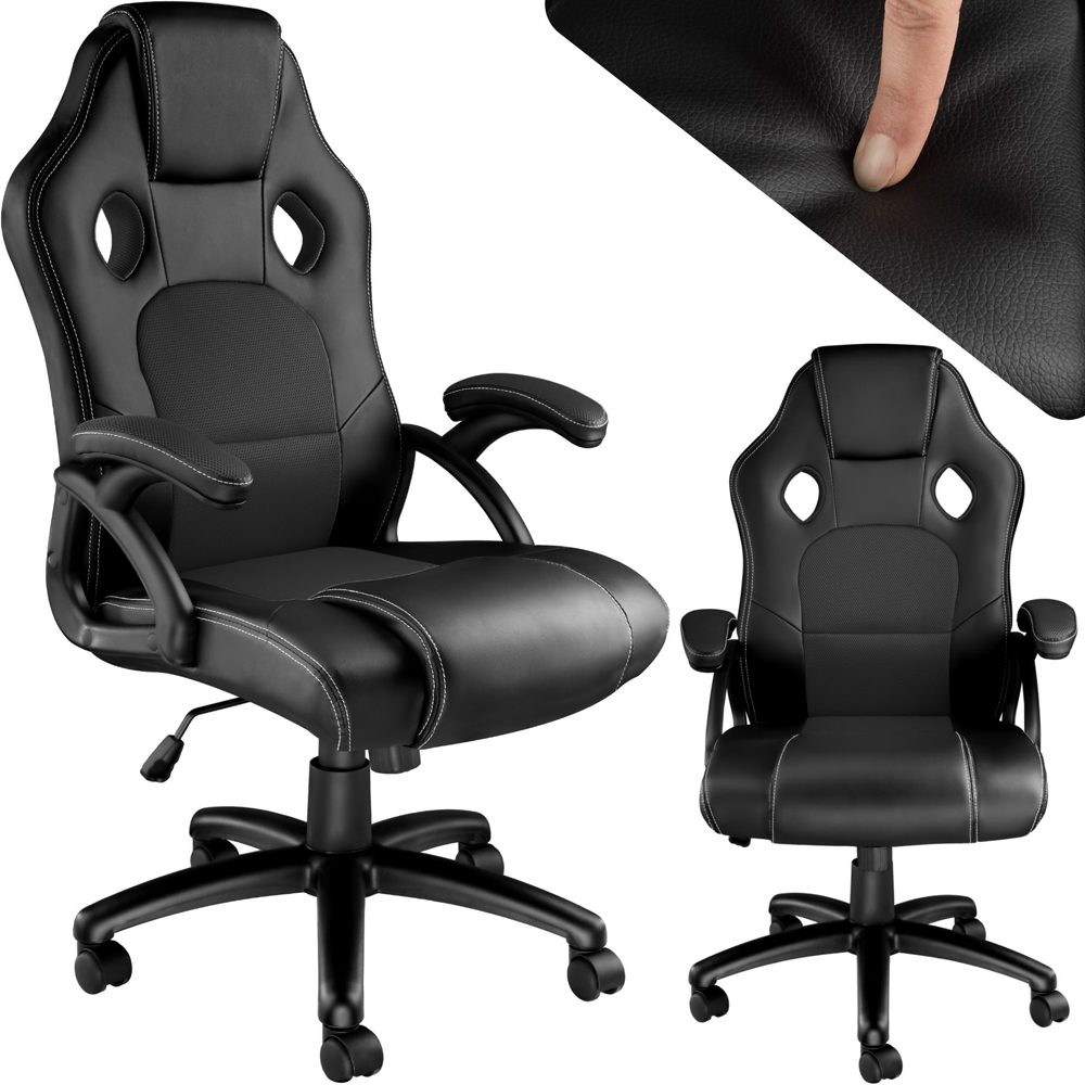 tectake Tyson Black Gaming Chair Image 2