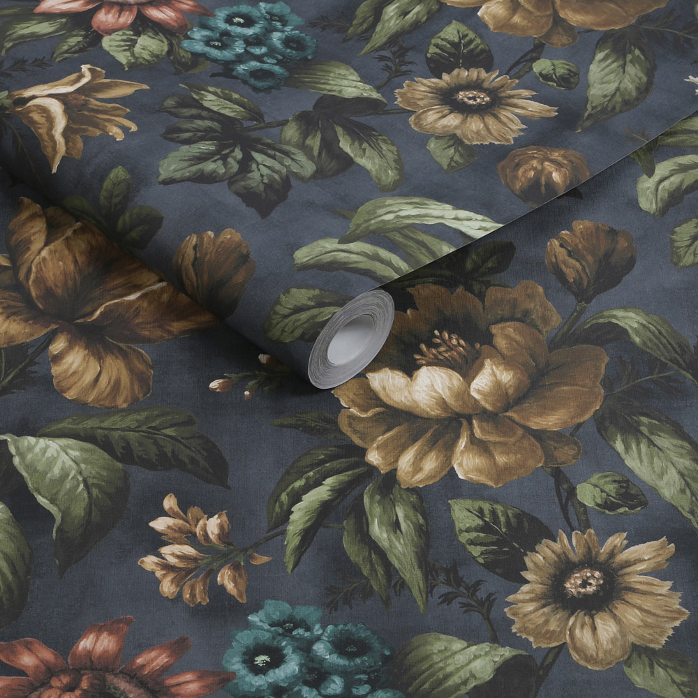 Superfresco Easy Gardenia Archival Blue Wallpaper Image 2