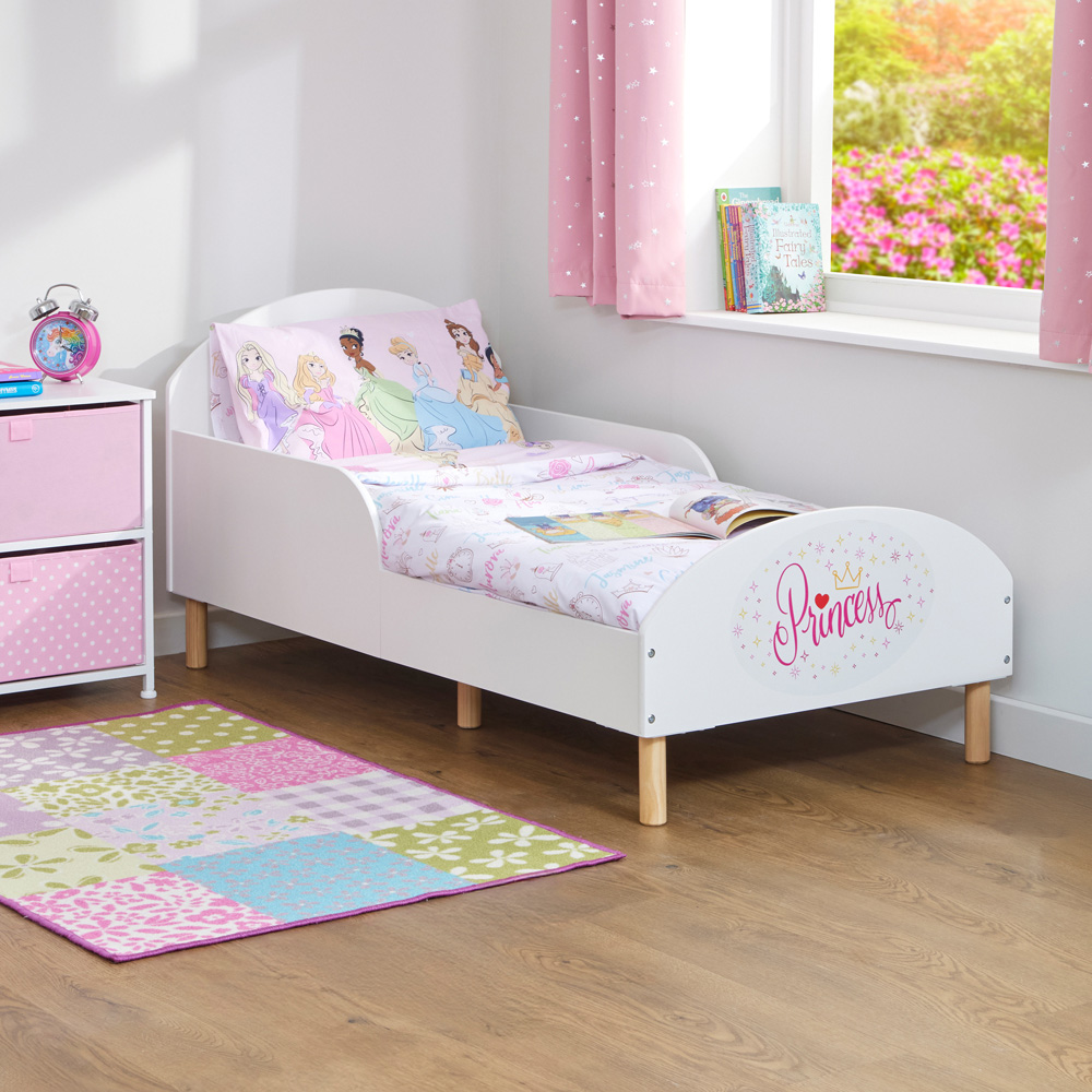 Liberty House Toys Single Toddler White Princess Bed Image 7
