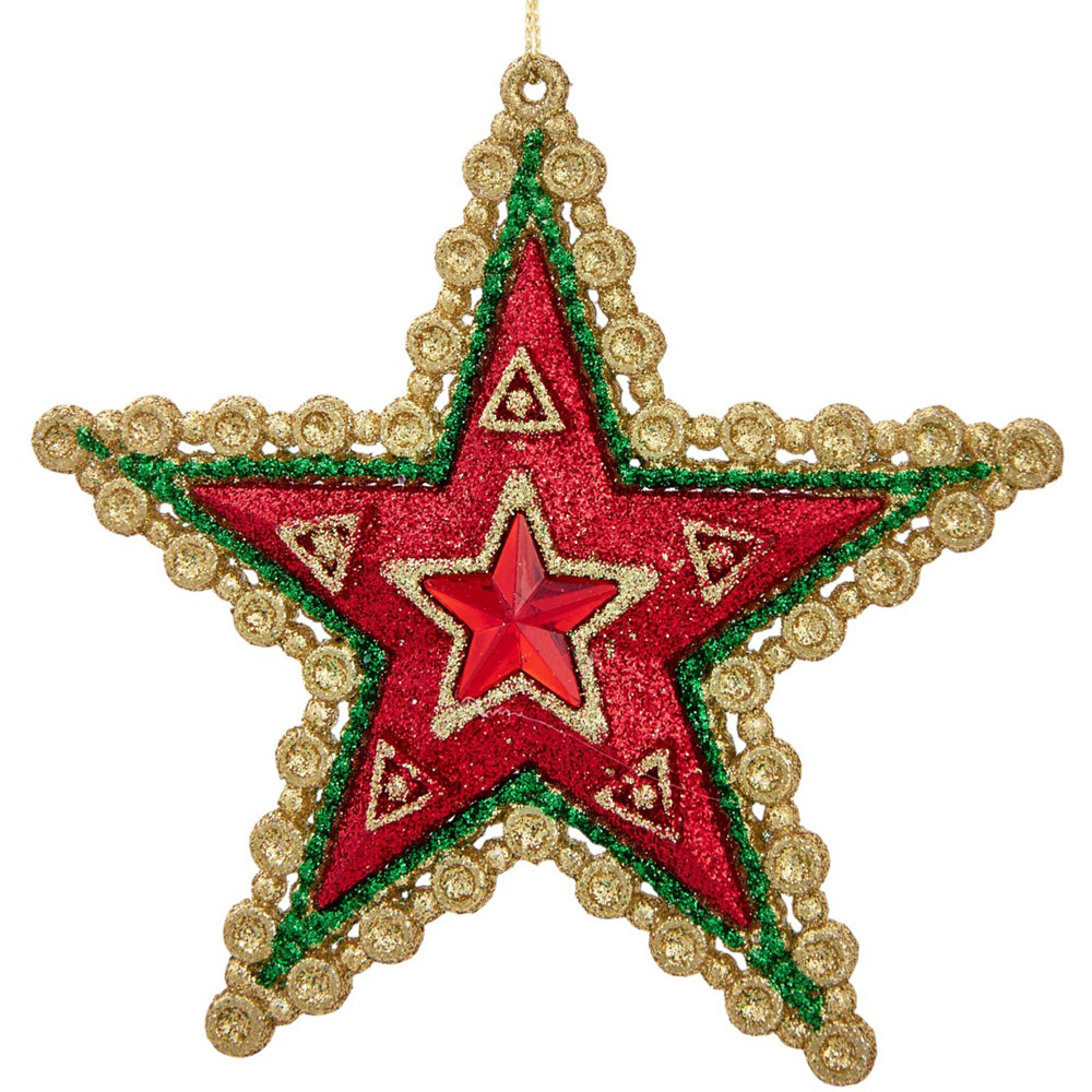 Traditional Hanging Star Decoration Image 2