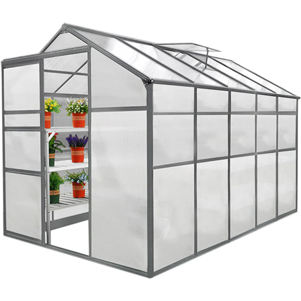 MonsterShop 6 x 10ft Greenhouse with Rack Image 2