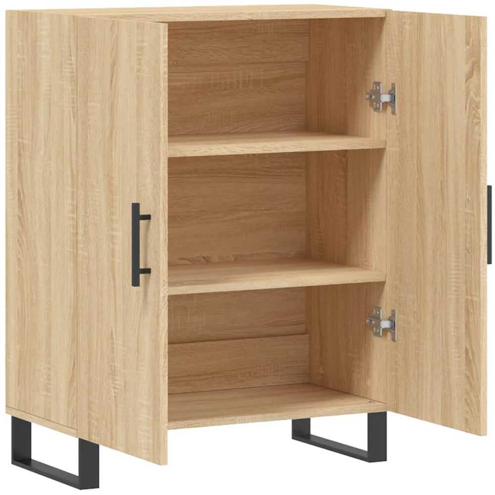 vidaXL 2 Door Sonoma Oak Sideboard Image 4