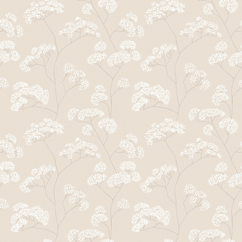 Hoopla Walls Oasis Elderflower Trail Shadow Wallpaper Image 1