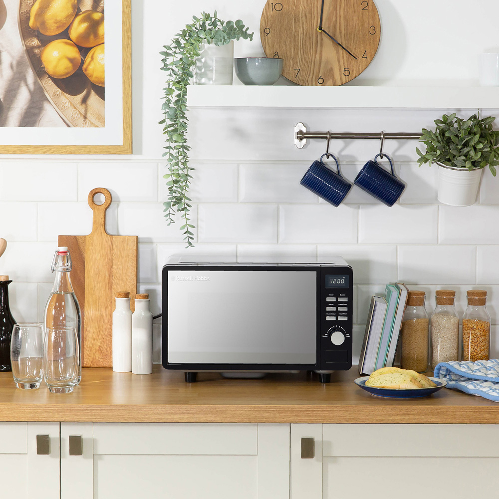 Russell Hobbs RHFM2002B/01 Black 19L Flatbed Digital Microwave Image 6