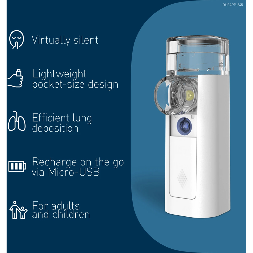 Omron Mini Air 360+ Lightweight Portable Mesh Nebuliser Image 4