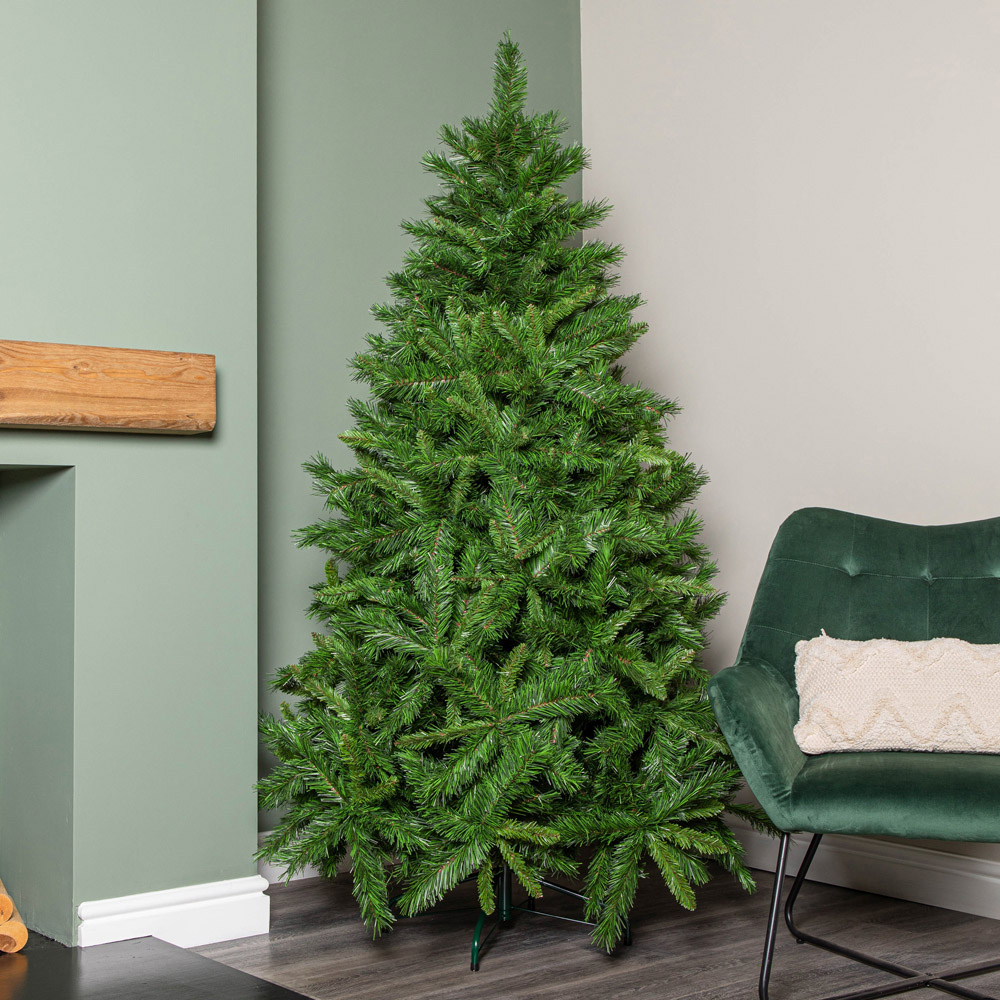Samuel Alexander Green Kateson Fir Artificial Christmas Tree 6ft Image 2