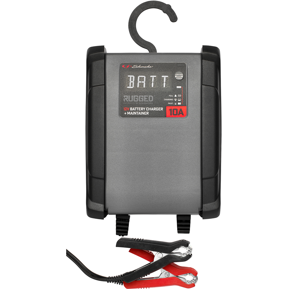 Schumacher SPX460 Rugged 12V Battery Charger with Maintainer 10A Image 5