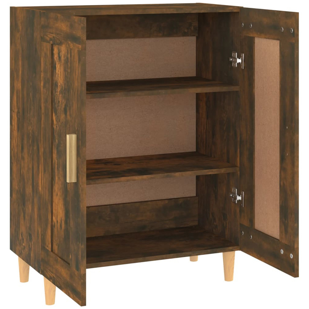 vidaXL 2 Door Smoked Oak Sideboard Image 7