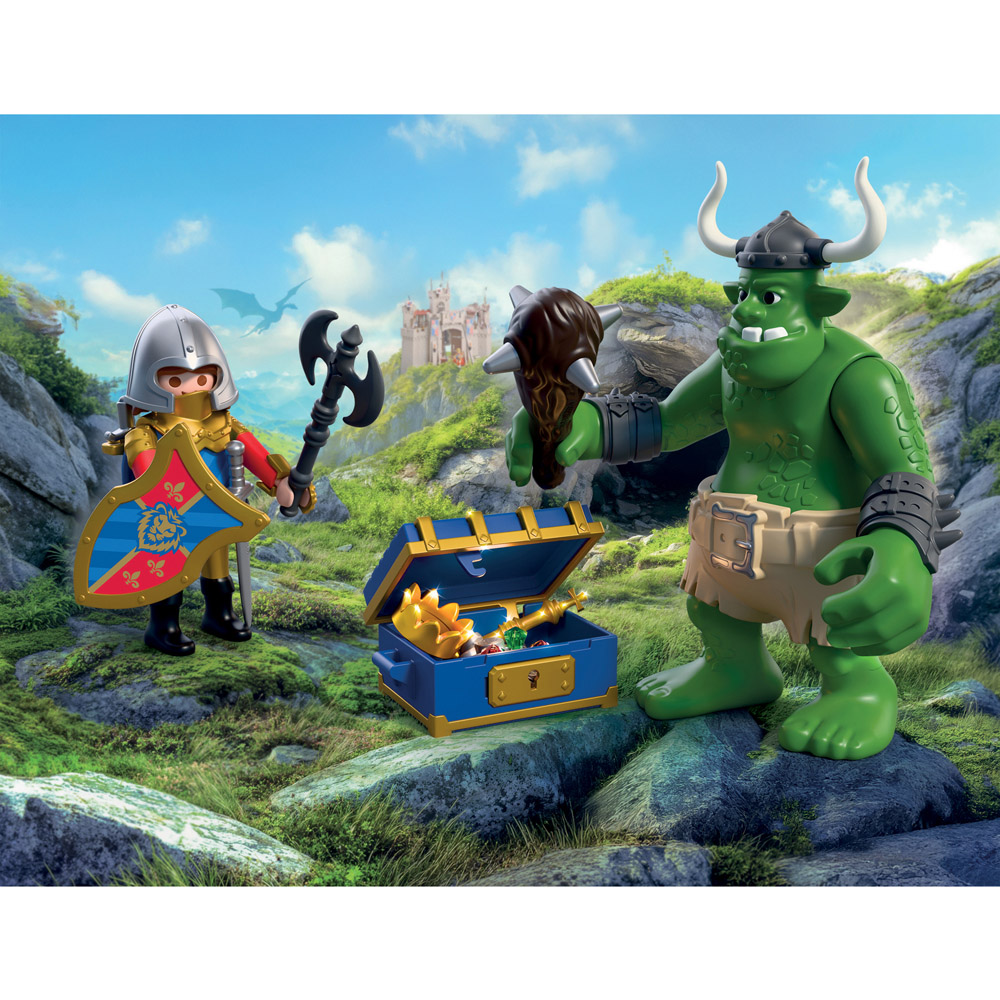 Playmobil Troll with Lion Knight Treasure Playset Image 5