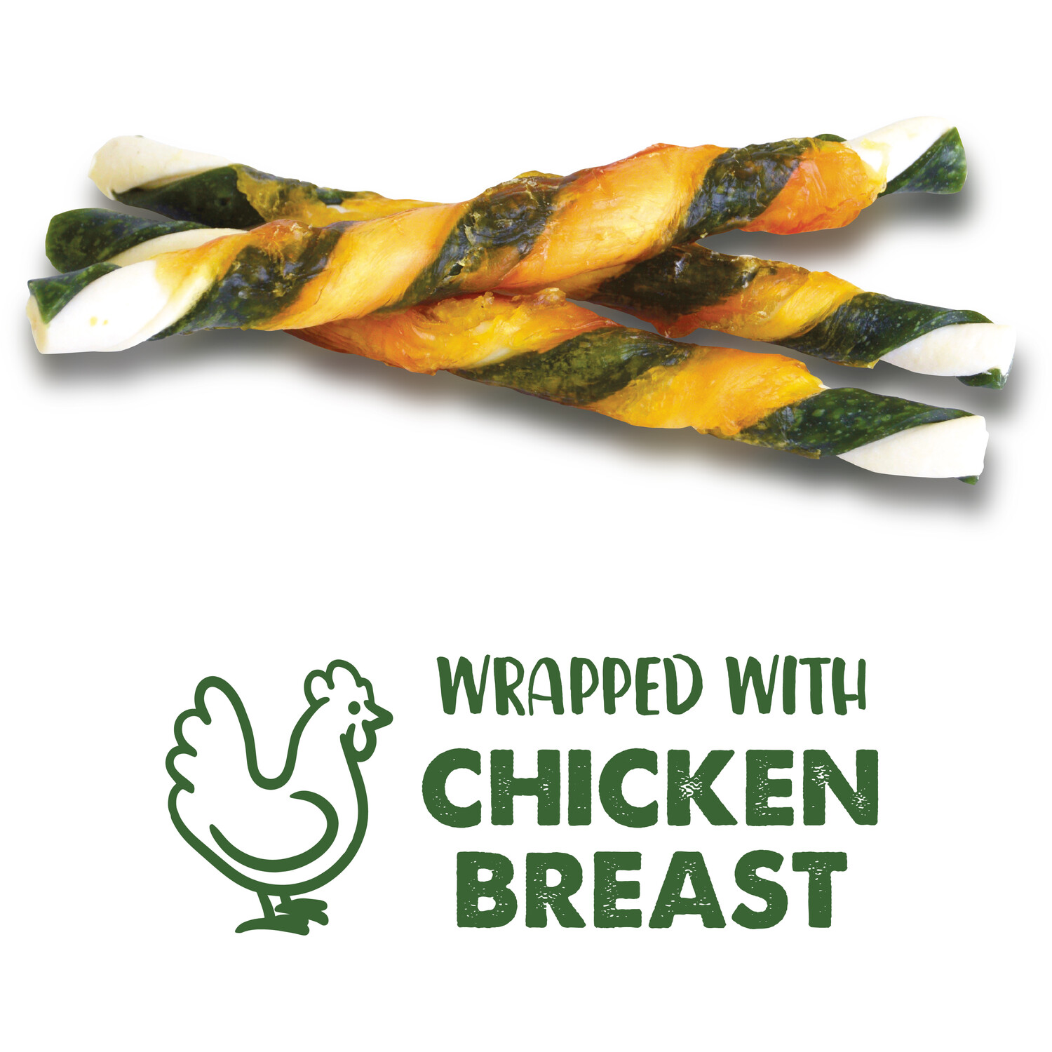 Zeus Better Bones Wrap Twists Soft Dog Treats - Lamb and Mint Image 3