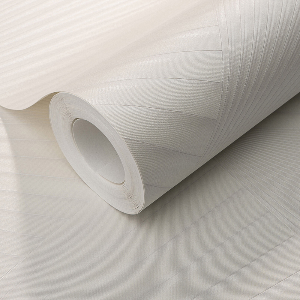 Erismann In Style Opulent 3D Effect Geometric White Satin Finish Vinyl Wallpaper Image 2