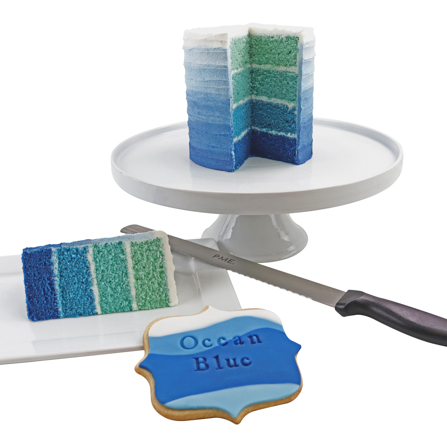 PME Cake Paste Food Colour Ocean Blue Image 4