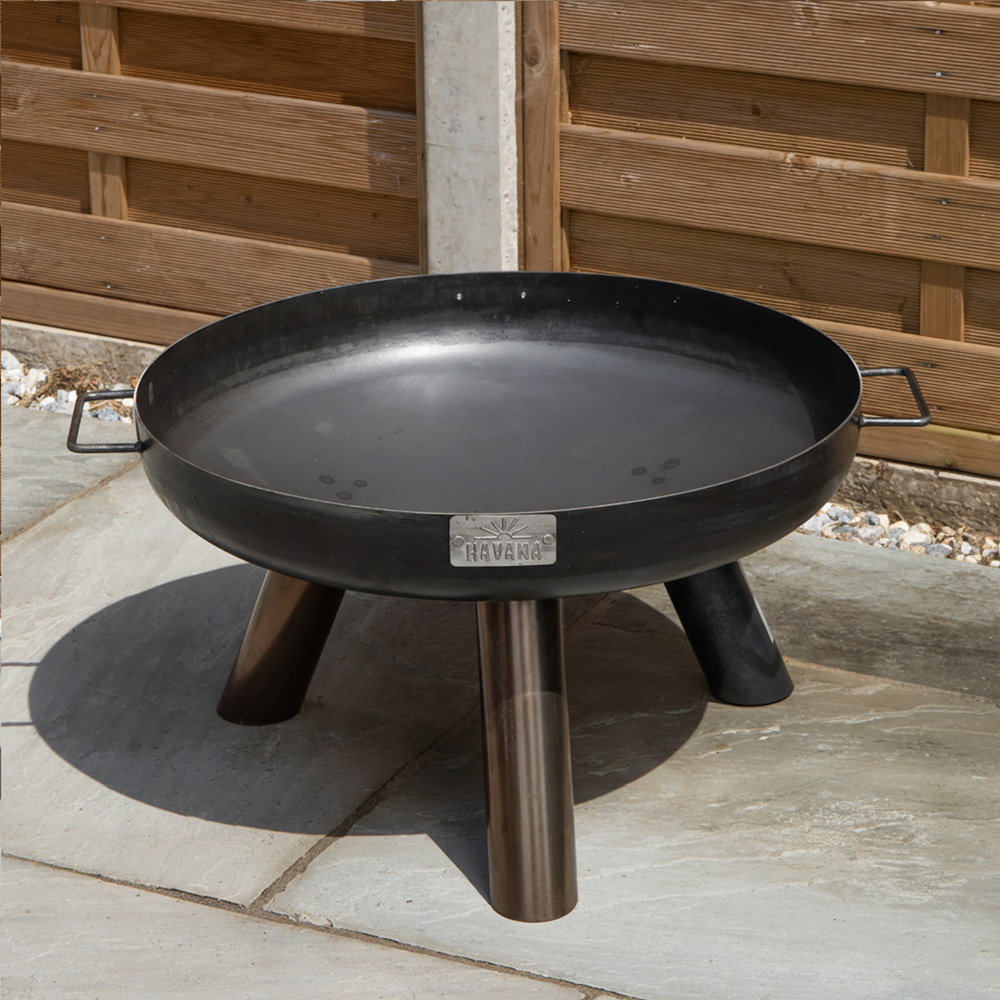 Samuel Alexander Black Steel Primo Caldera Outdoor Fire Pit 35cm Image 2