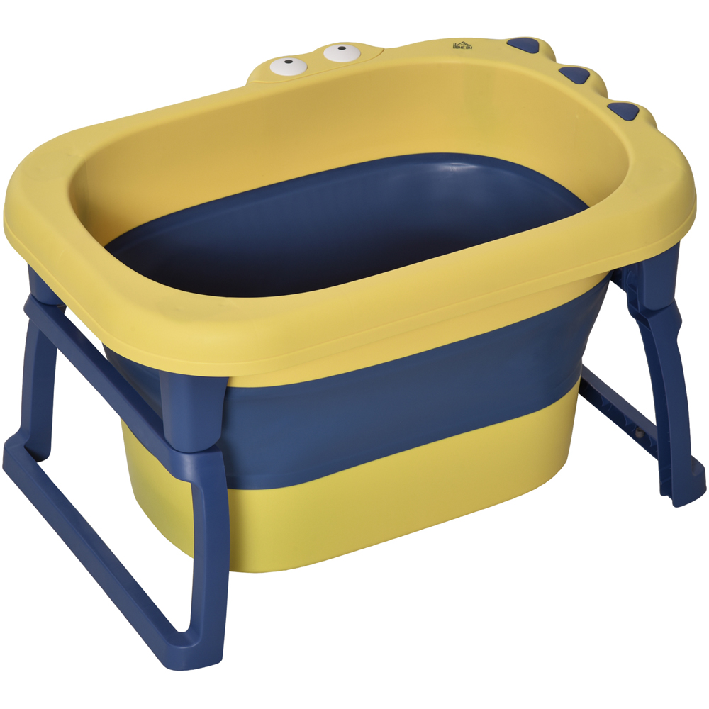 Portland 2 in 1 Yellow Baby Foldable Bath Tub Image 1