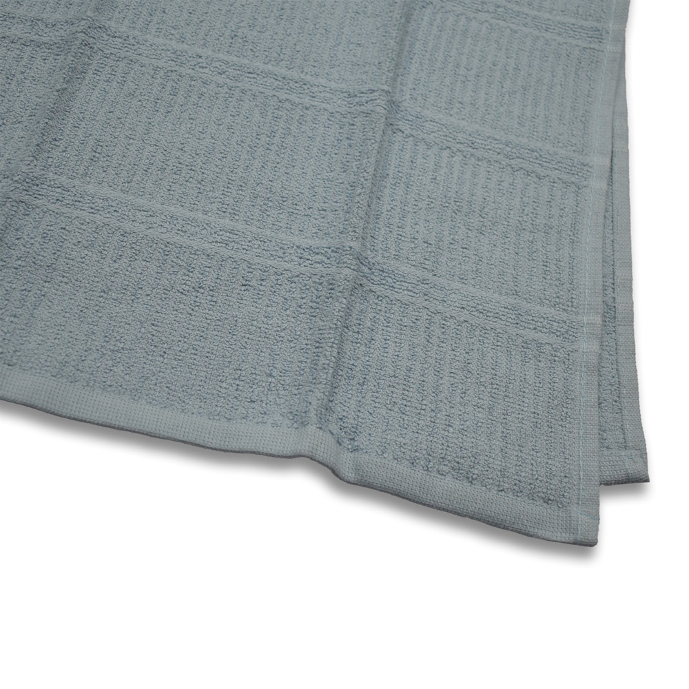 Kitchen Trends Green Ripple Stripes Tea Towel 3 Pack Image 3