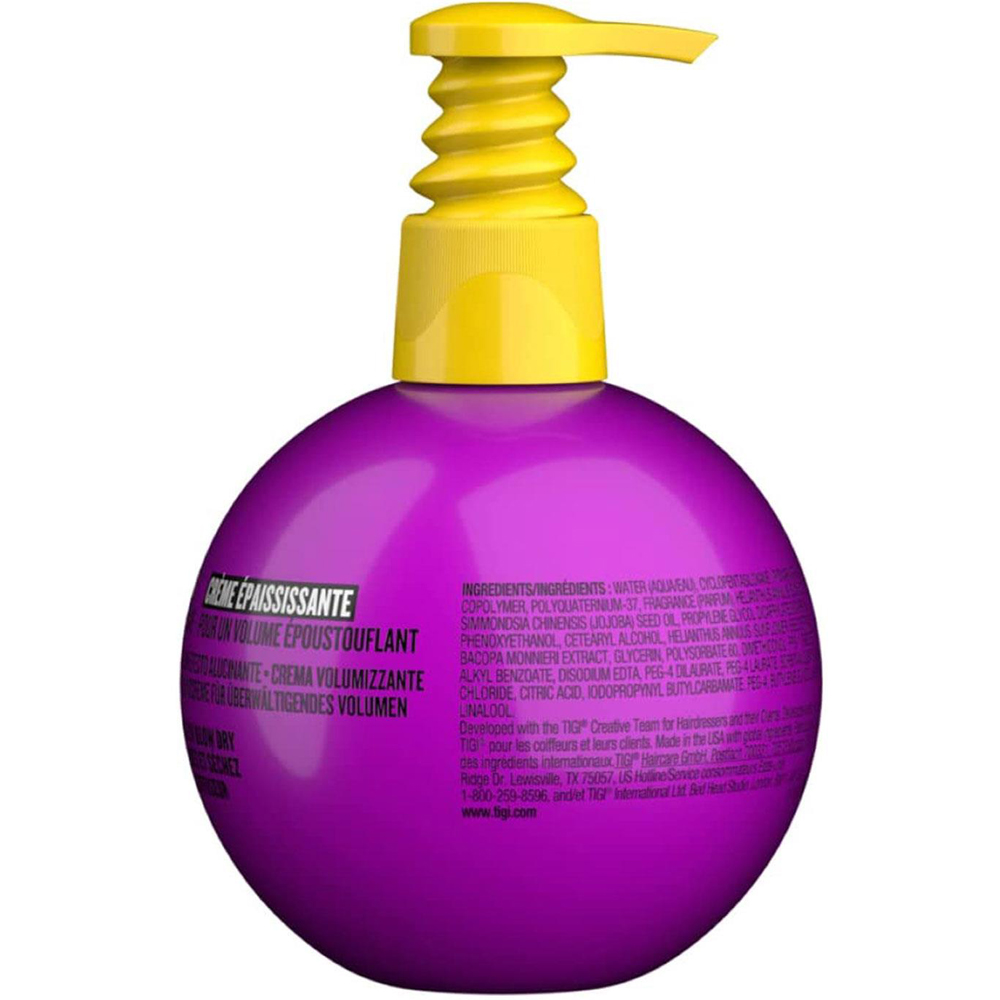 TIGI BedHead Small Talk Thickifier Energiser Stylizer Hair Volume Cream 240ml Image 3