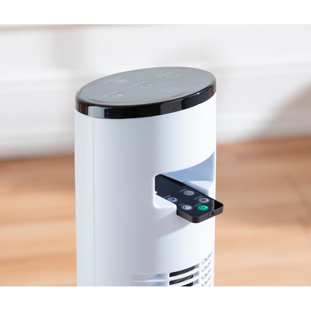 Daewoo Slimline White Tower Fan 36 inch Image 4