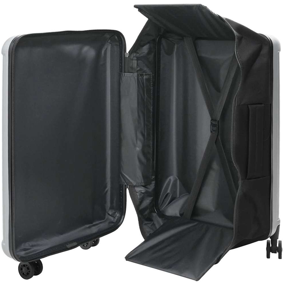 vidaXL 28 inch Silver Rectangular Travel Bag Image 2