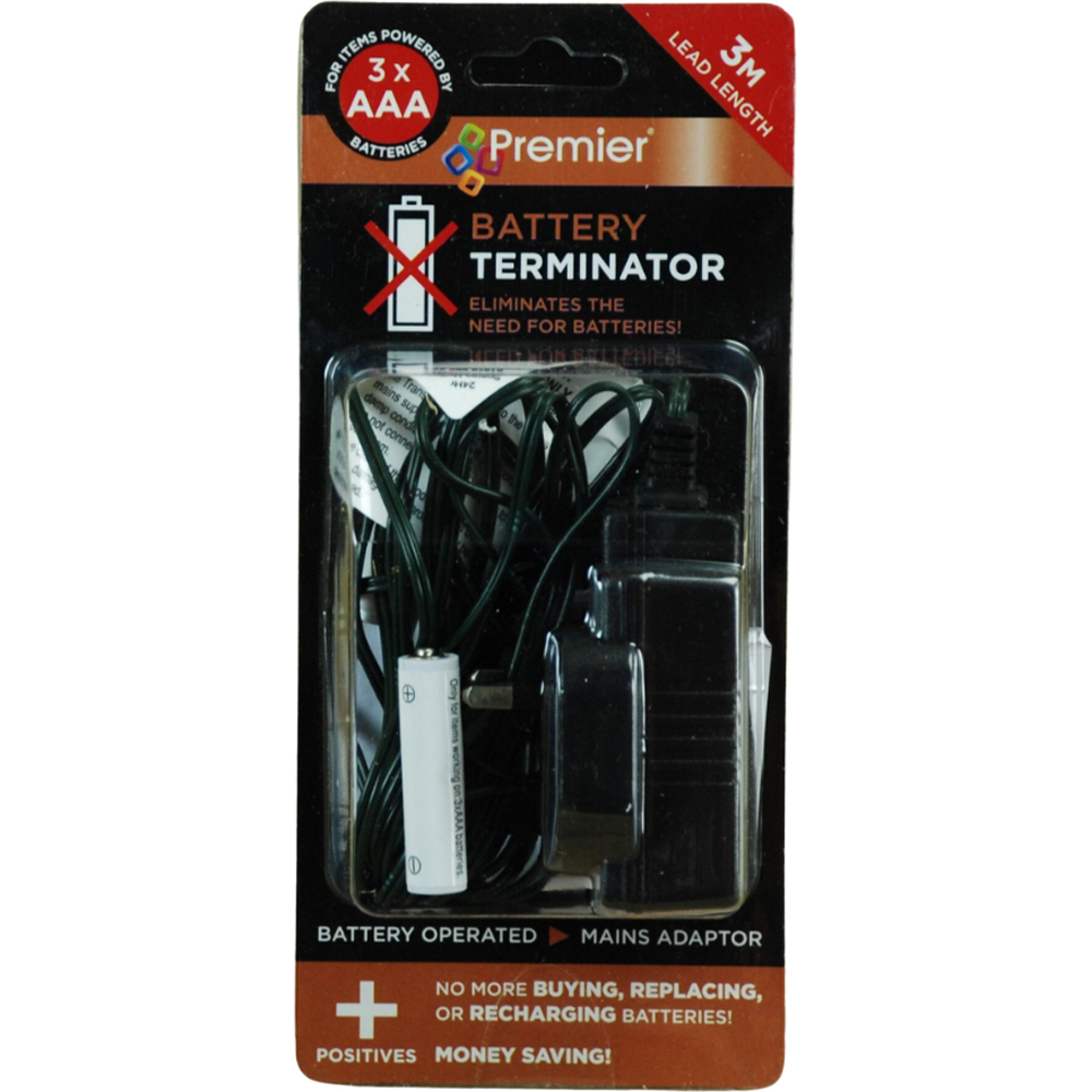 Samuel Alexander 3 x AAA Battery Replacement Plug In Adapter Image 1
