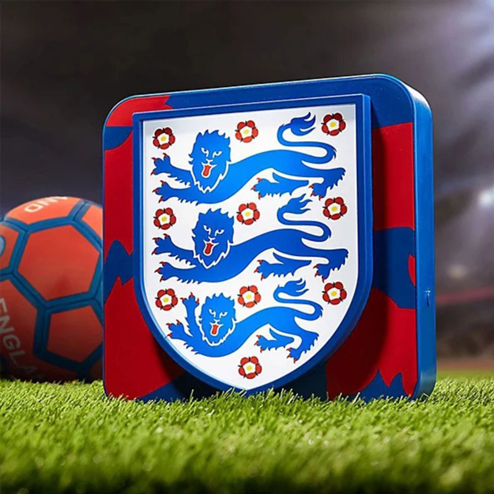 Rubber Road England Crest Perspex Lamp Wall Light Image 2