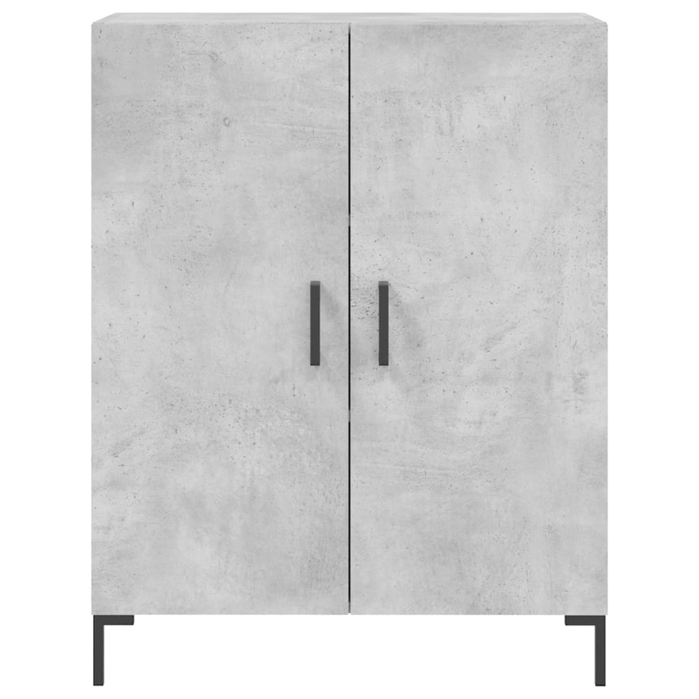 vidaXL 4 Door Concrete Grey Highboard Image 8