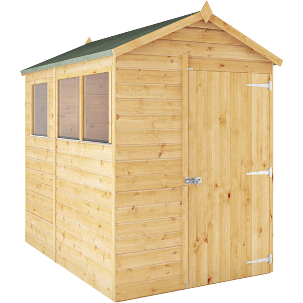 Mercia 7 x 5ft Shiplap Apex Wooden Shed Image 1