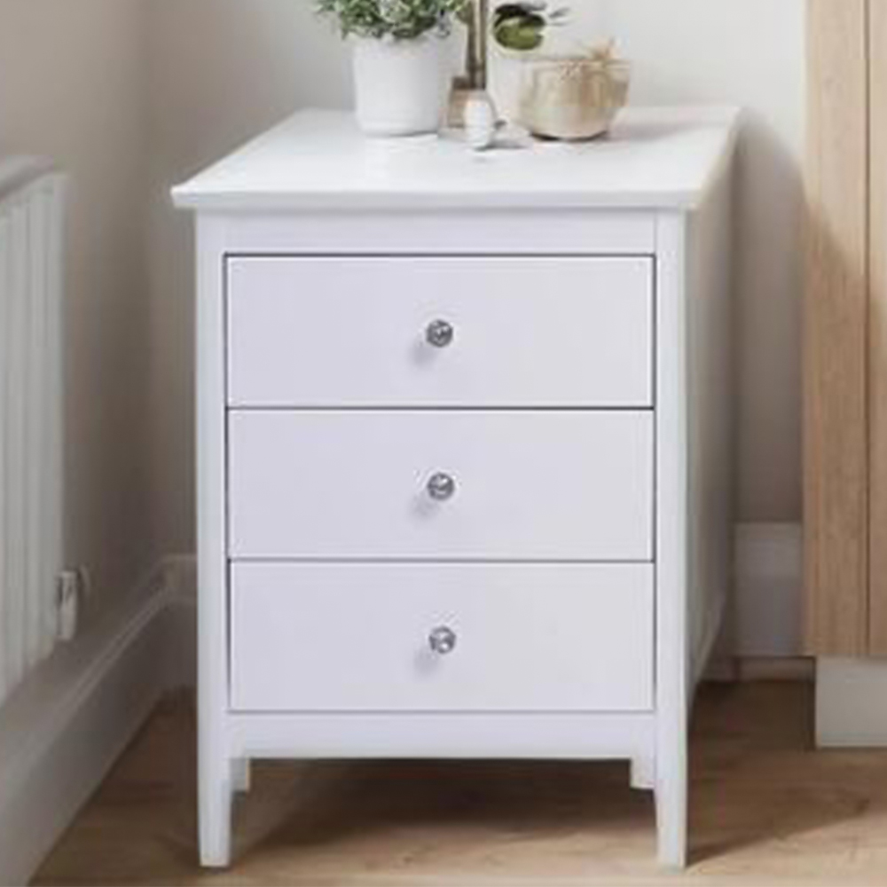 H&O Direct 3 Drawers Storage Cabinet Image 1