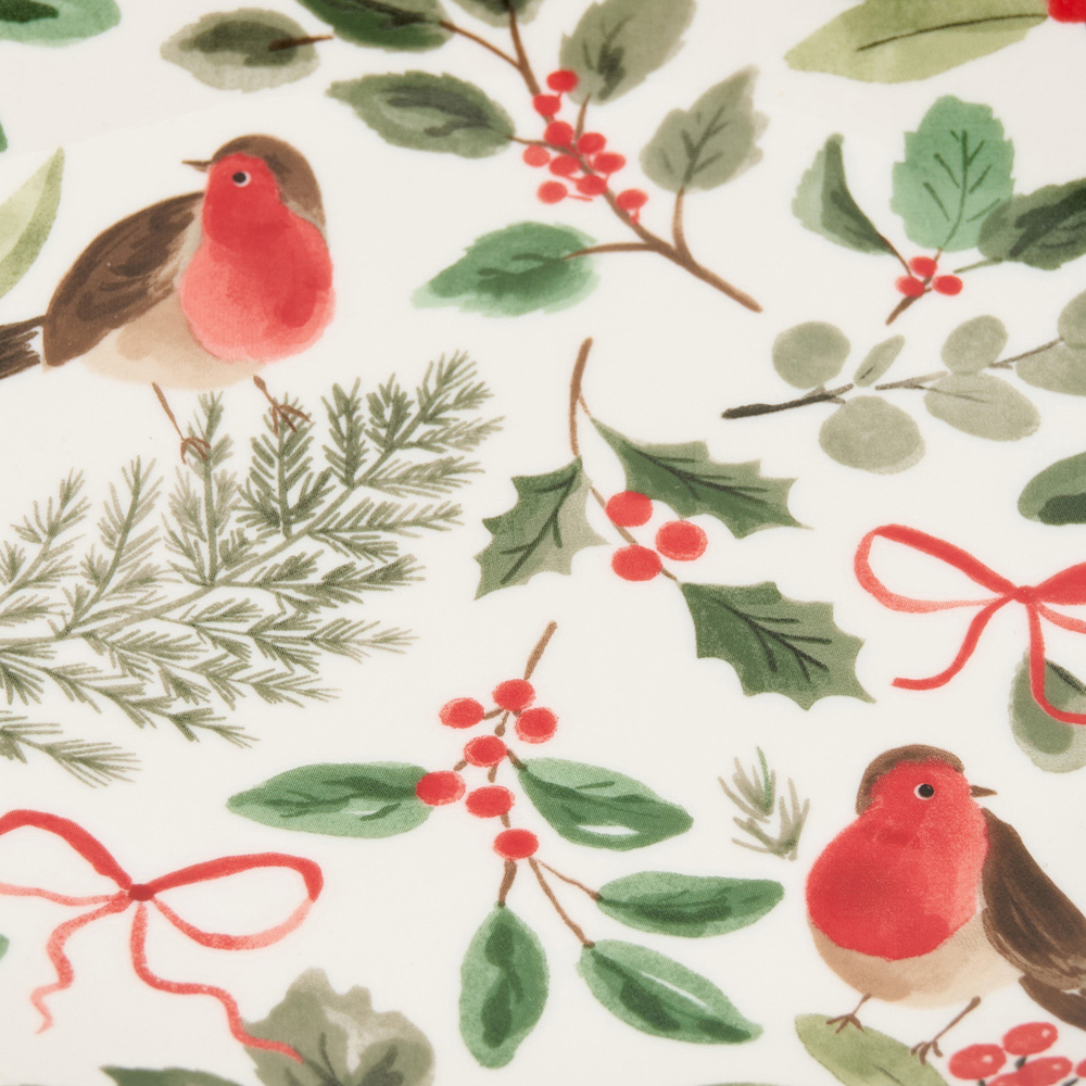 Festive Robin Plate Side Plate Image 4