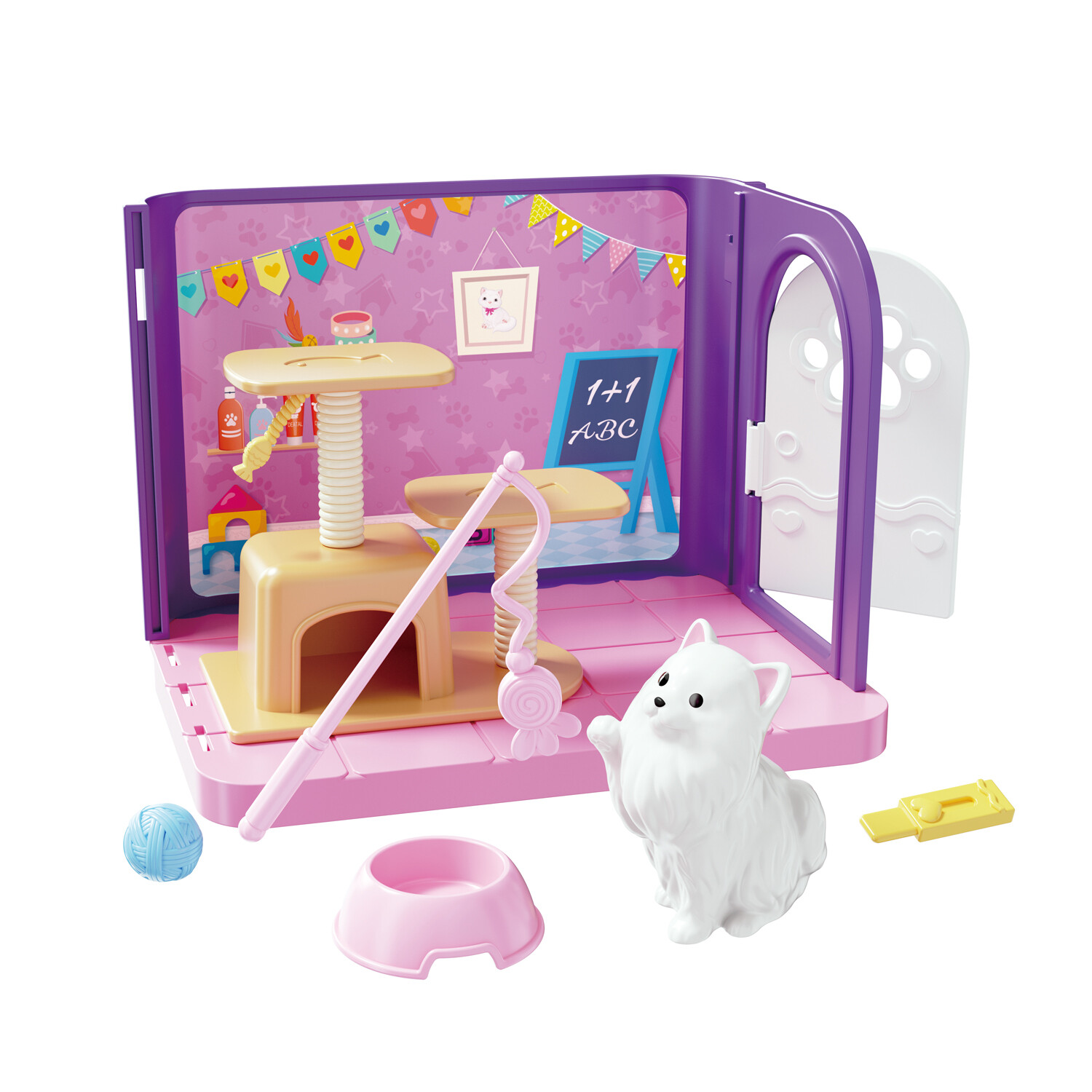 Kids Cute Pet House Playset - Multicolour Image 2
