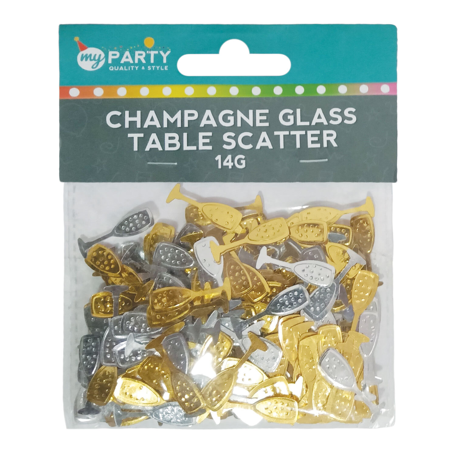 Champagne Glass Confetti Image