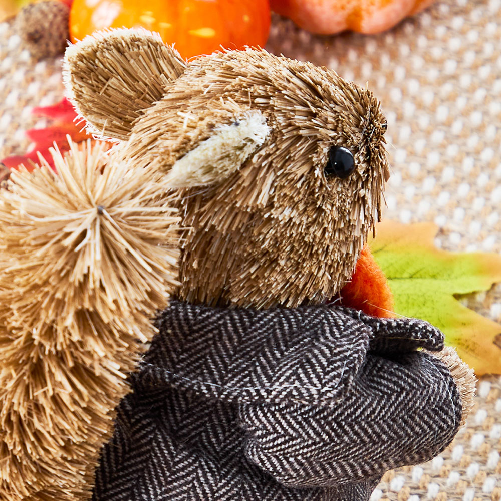 Benross Anika Mr Squirrel Straw Decor 19cm Image 3