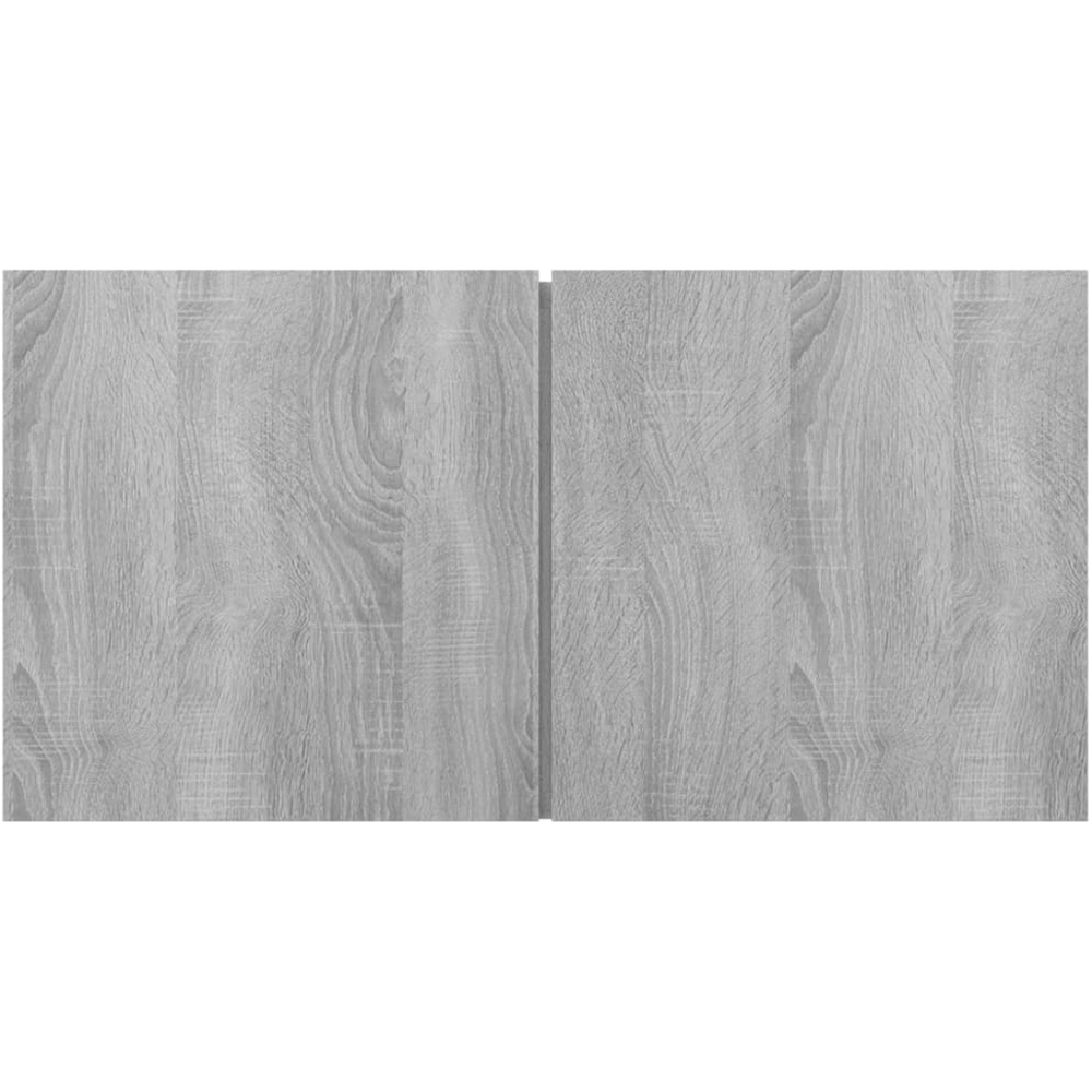 vidaXL 2 Door Grey Sonoma TV Cabinet Image 4