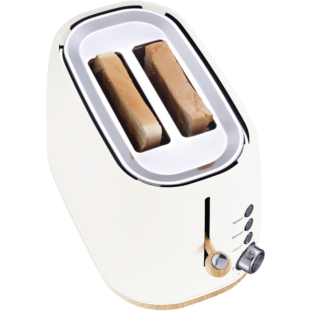 Statesman SKT05090CR Cream Scandi Design 2 Slice Toaster 900W Image 5