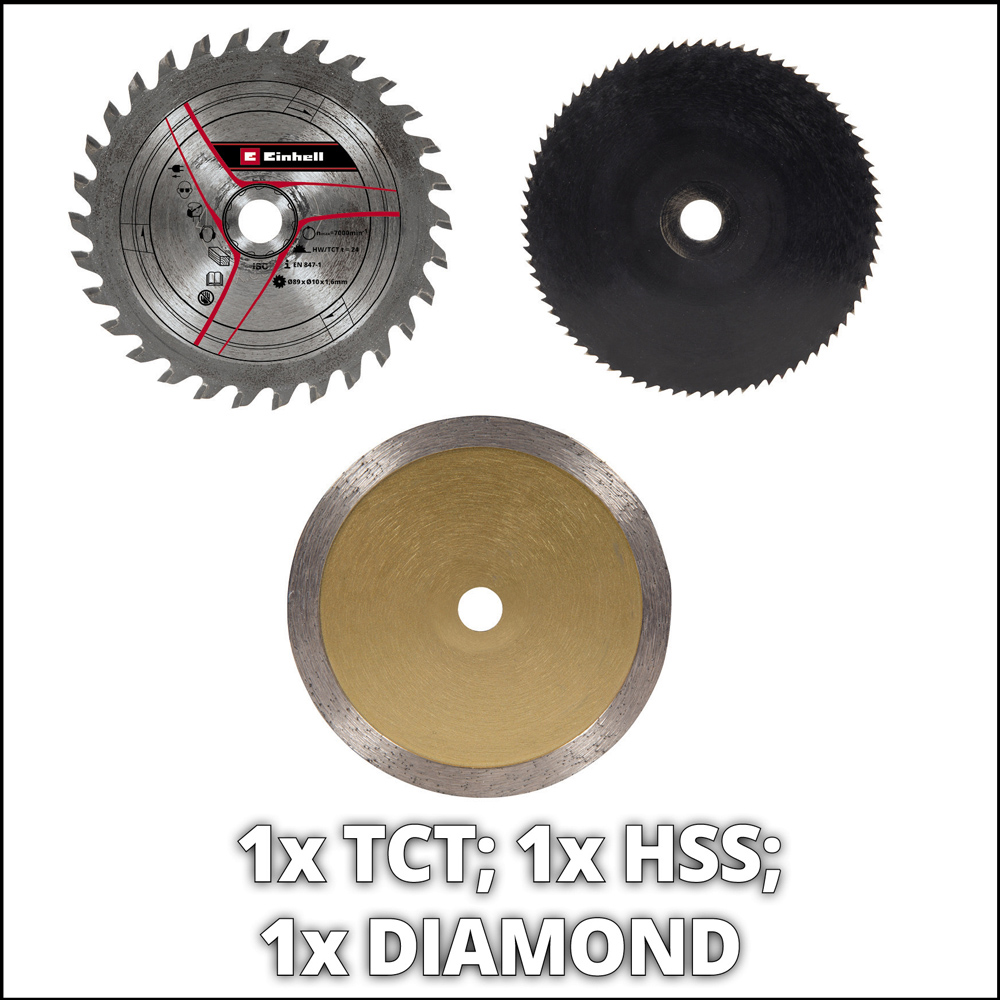 Einhell TC-CS 89 Mini Circular Saw 89mm Image 3