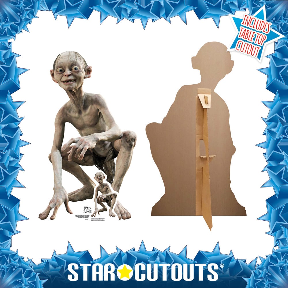 Star Cutouts Gollum The Lord of the Rings Cutout 2.9ft Image 4