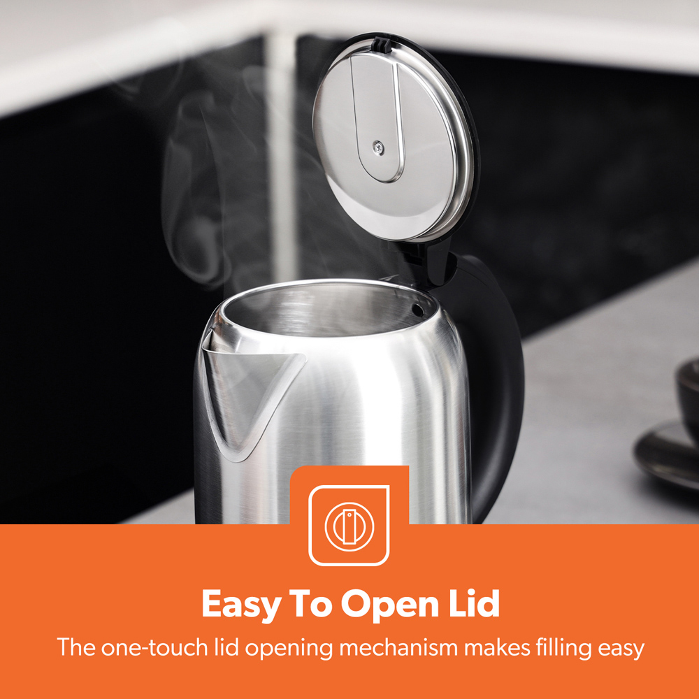 Geepas GK5466 Stainless Steel 1.8L Cordless Kettle 1800W Image 4