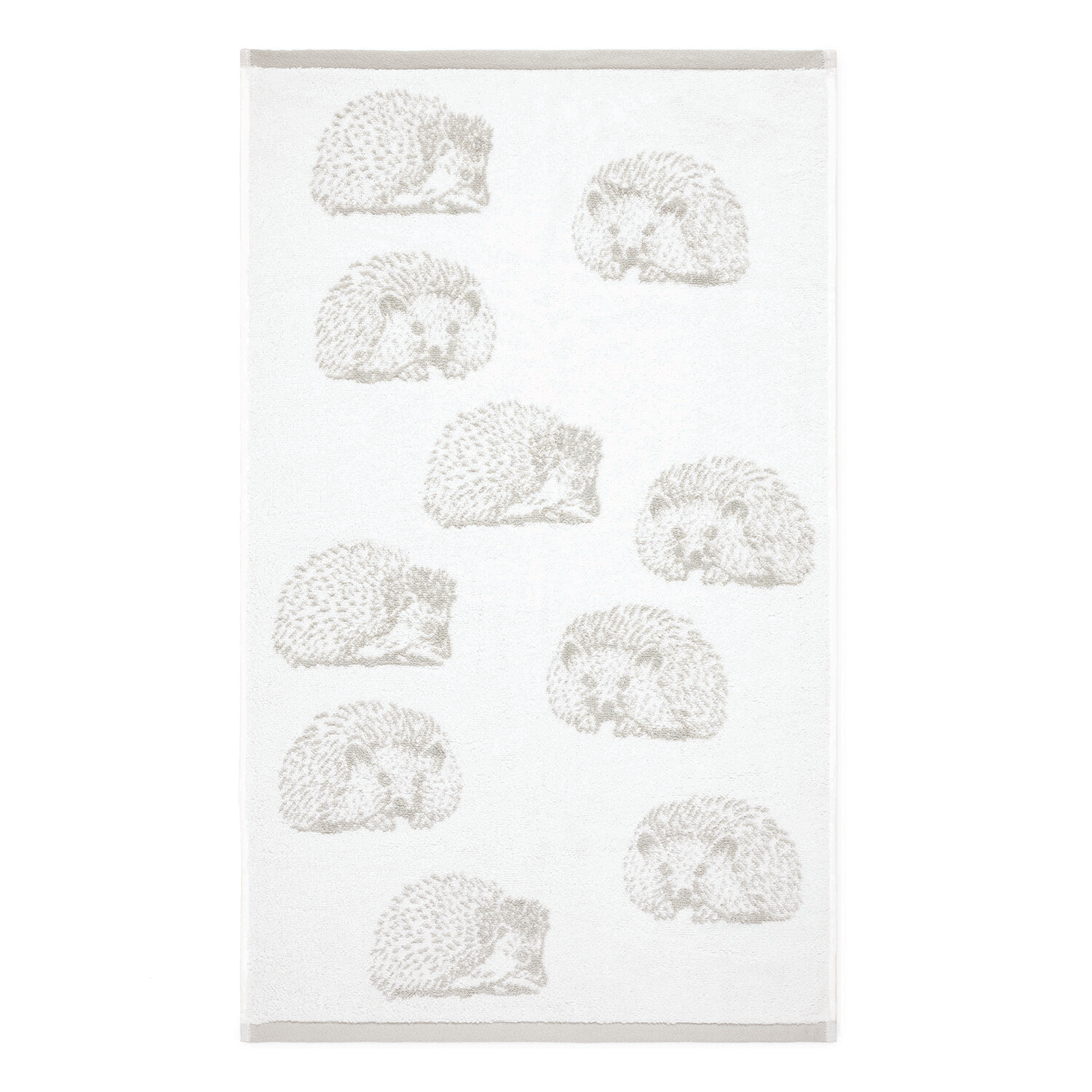 Hedgehog Hand Towel -  Beige Image 1