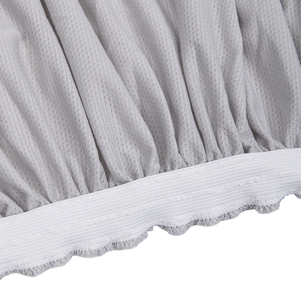 Living and Home 4 Seater Light Grey Vintage Chenille Sofa Cover Image 3