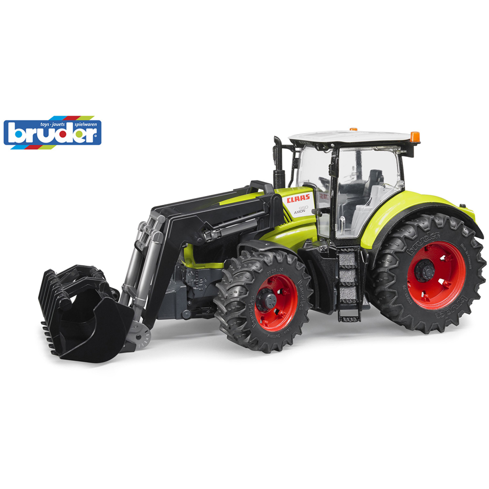 Bruder Kids Claas Axion 950 with Front Loader Playset Model Image 7