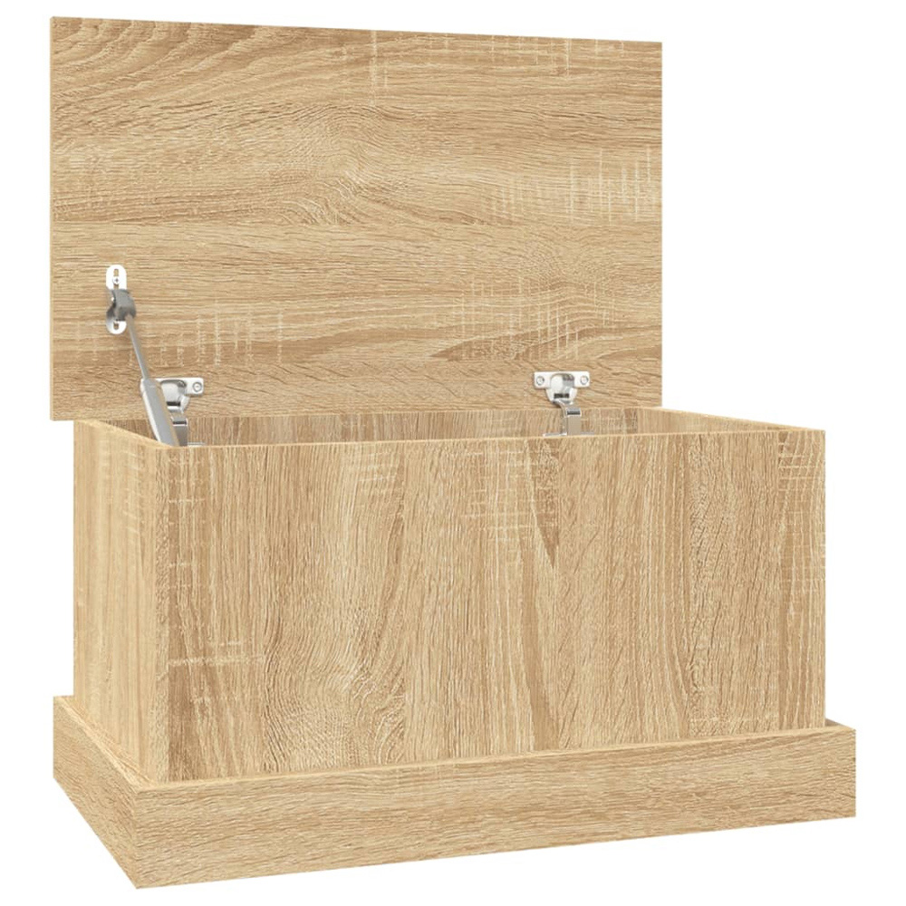 vidaXL Sonoma Oak Storage Box with Lift Top Lid Image 2