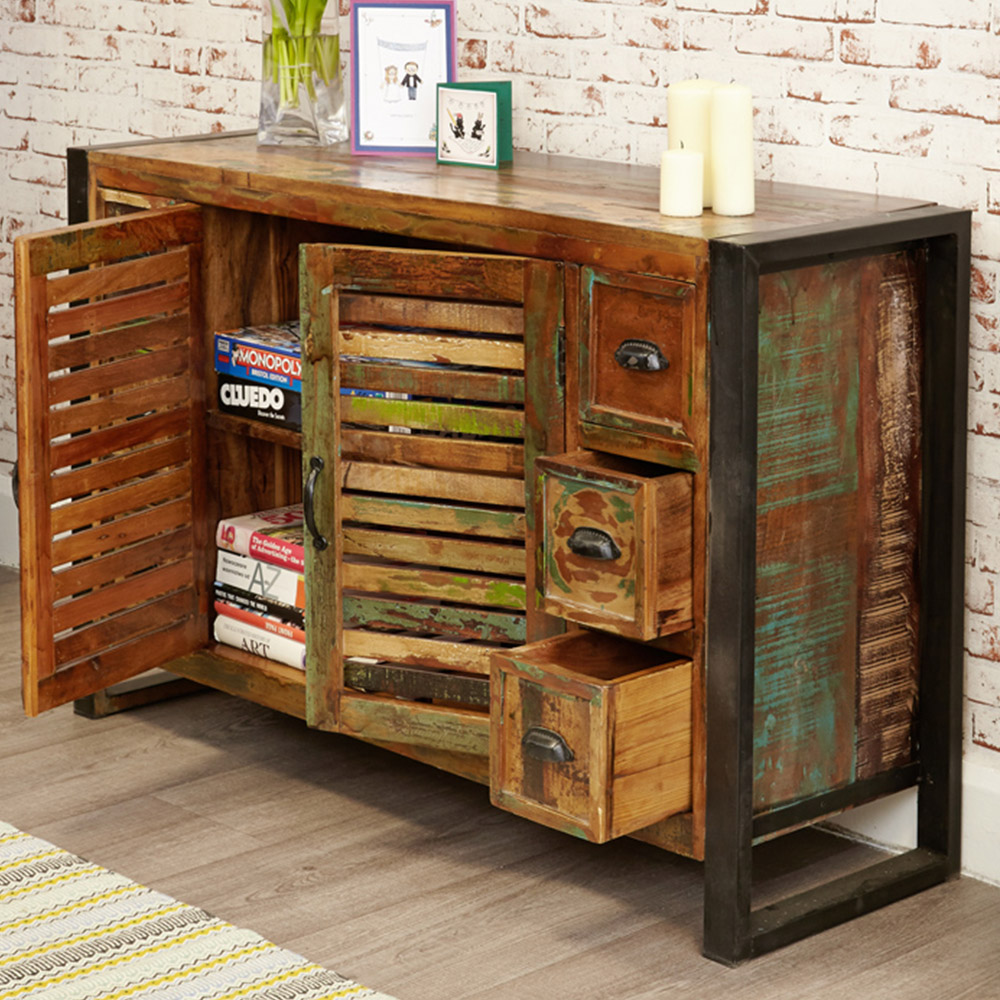 Baumhaus Urban Chic 2 Door 6 Drawer Sideboard Image 4