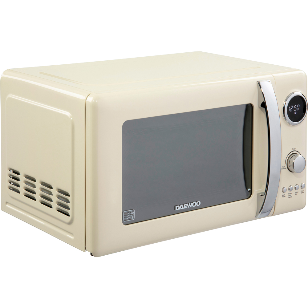 Daewoo Kensington Cream Digital Microwave 800W Image 1