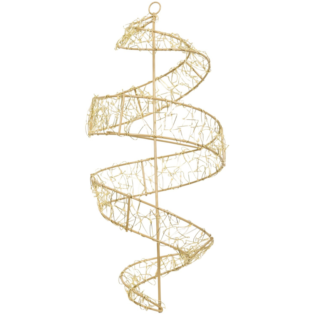 Set of 2 150 LED Gold Swirls Image 5