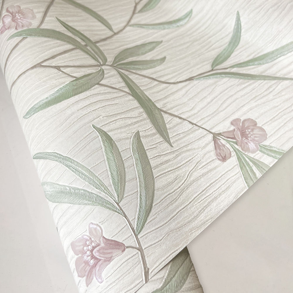 Belgravia Tiffany Floral Textured Purple Image 5