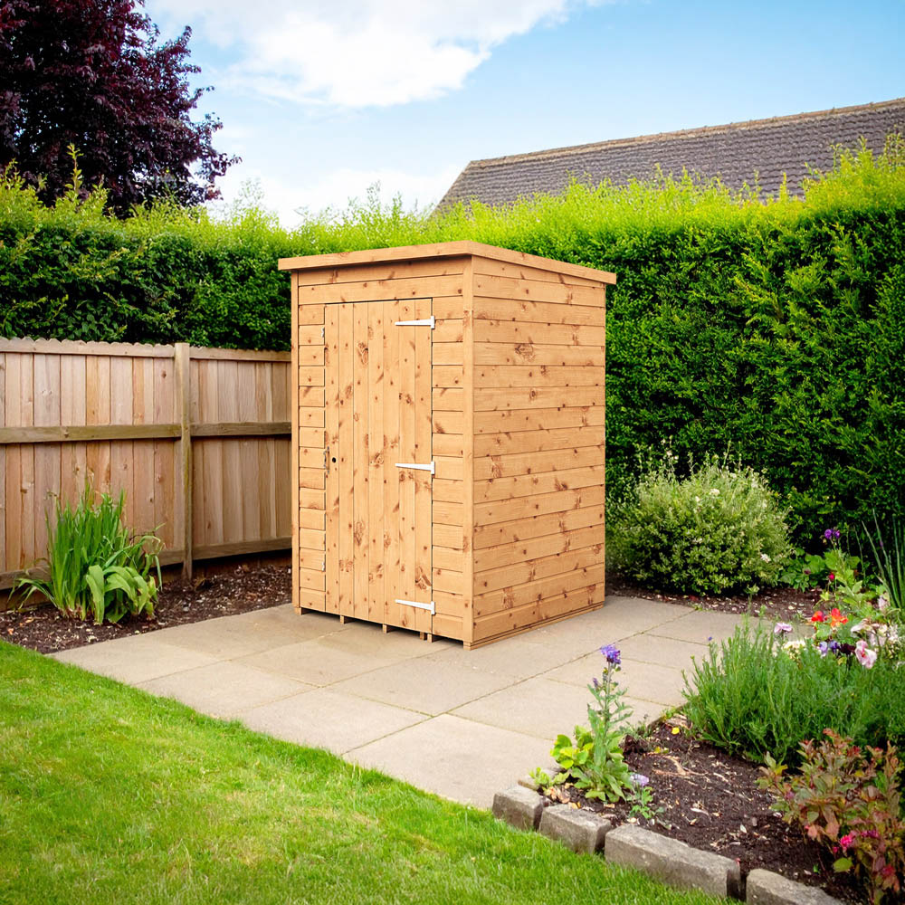 Empire Sheds 4 x 4ft Tongue and Groove Pent Garden Shed Image 2