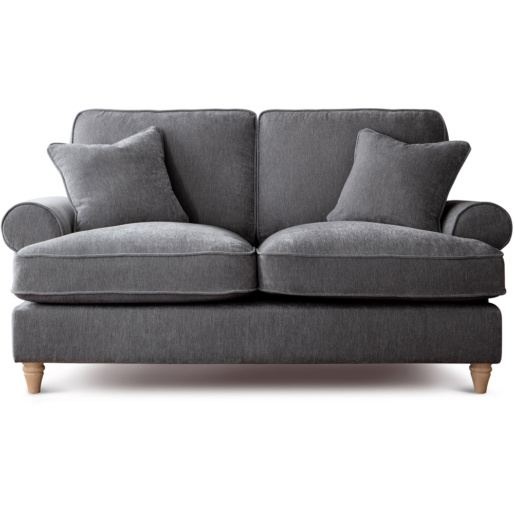 The Victoria 2 Seater Charcoal Sofa Image 2